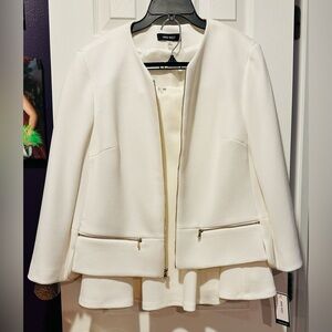 business skirt set, new with tags, jacket size 12, skirt size 8 (fits big)